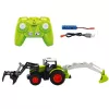 LEAN TOYS Landwirtschaftlicher Traktor mit rotierender Schaufel und Bagger 2in1 ferngesteuert 2.4G