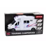 LEAN TOYS Car Camper White Lights Sounds Opening Doors