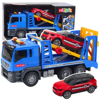 LEAN TOYS Abschleppwagen Pannenhilfe PKW mit Licht und Sound