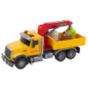 LEAN TOYS Müllsortier-LKW mit Abfallbehältern, Licht und Sound