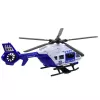 LEAN TOYS Polizeihubschrauber mit Haken, Trage, Lichtern und Geräuschen, Maßstab 1:12
