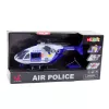 LEAN TOYS Polizeihubschrauber mit Haken, Trage, Lichtern und Geräuschen, Maßstab 1:12