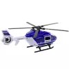 LEAN TOYS Polizeihubschrauber mit Haken, Trage, Lichtern und Geräuschen, Maßstab 1:14