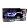 LEAN TOYS Polizeihubschrauber mit Haken, Trage, Lichtern und Geräuschen, Maßstab 1:14