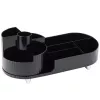 LEAN Multifunktionaler Organizer für Kosmetik, Schreibtisch, drehbar, geräumig, schwarz