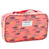 LEAN Pencil Case School Organizer Cosmetic Bag Additional Pocket Fish Pink 22.5cm