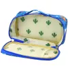 LEAN Federmäppchen Schulorganizer Kosmetiktasche Zusatztasche Blau 22,5 cm