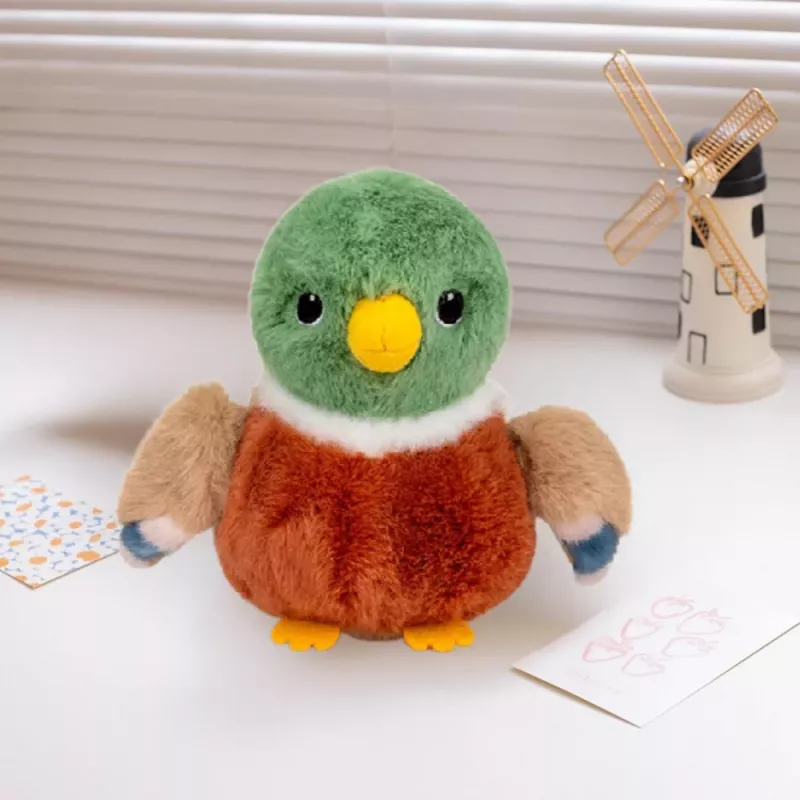 LEAN TOYS Plüsch-Maskottchen Kuscheltier Vogel Plüsch Ente 12cm