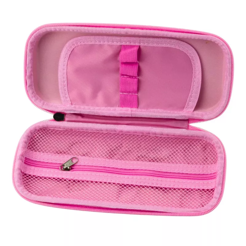 LEAN Pink Unicorn Stiffened School Pencil Case 22.5x10 cm