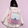 LEAN Schulrucksack mit Hasen-Brustgurt Pastell 21L