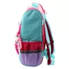 LEAN Schulrucksack Weiße Katze mit Vogel-Anhänger 21L