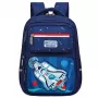 LEAN Kinder-Schulrucksack Marineblau Raketen-Weltraum 20L 41cm