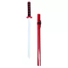 LEAN TOYS Holz-Katana-Schwert Spiel-Trainingsrequisite Rot 70cm