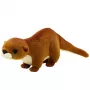 LEAN TOYS Plüsch-Maskottchen Kuscheltier Otter Weiß Braun 50cm