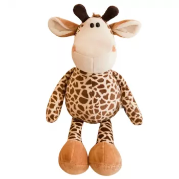 LEAN TOYS Plüsch-Maskottchen Kuscheltier Giraffe Gefleckt 25cm
