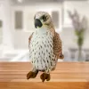 LEAN TOYS Plüschtier Wanderfalke Vogel Braun 30cm