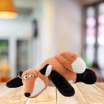 LEAN TOYS Plüschtier Kuscheltier Hellroter Fuchs 42cm