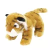 LEAN TOYS Plüsch-Maskottchen Kuscheltier Tigerkatze Braun 25cm