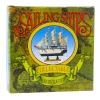 LEAN TOYS Sammlerstück Dekoratives Piratensegelschiff Schwarz 20x20cm