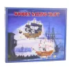 LEAN TOYS Sammler-Modell Dekoratives Piratensegelschiff Schwarz 33x29cm