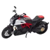 LEAN TOYS Sportmotorrad Metall Licht Sound Gold Rot Elemente 1:12