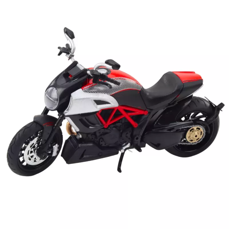 LEAN TOYS Sportmotorrad Metall Licht Sound Gold Rot Elemente 1:12