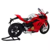 LEAN TOYS Sportmotorrad Metall Licht Sound Rot 1:12
