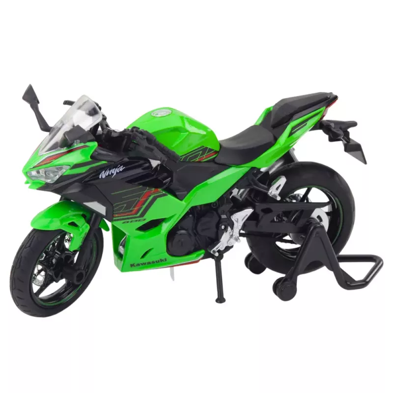 LEAN TOYS Sportmotorrad Metall Lichter Geräusche Grün 1:12