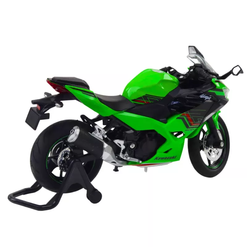 LEAN TOYS Sportmotorrad Metall Lichter Geräusche Grün 1:12