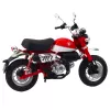 LEAN TOYS Motorrad Retro Classic Metal Lights Rot 1:12