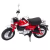 LEAN TOYS Motorrad Retro Classic Metal Lights Rot 1:12