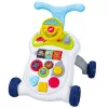 LEAN TOYS Interaktiver Lauflernwagen mit Lenkrad, Licht und Sound