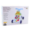 LEAN TOYS Interaktiver Lauflernwagen mit Lenkrad, Licht und Sound