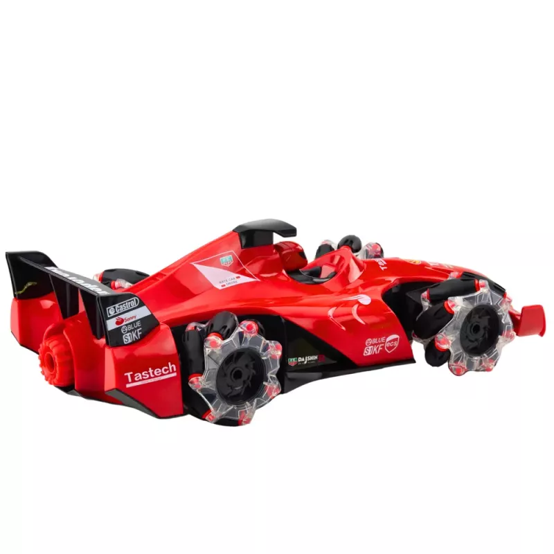 LEAN TOYS RC Car Smoke Effect 2.4G Red