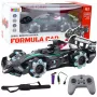 LEAN TOYS RC Sportwagen ferngesteuert mit Raucheffekt 2.4G Schwarz