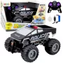 LEAN TOYS Off-Road RC Polizeiauto Fernbedienung Schwarz 1:16