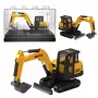 Huina Gelber 1:80 Metallbagger Sammelmodell
