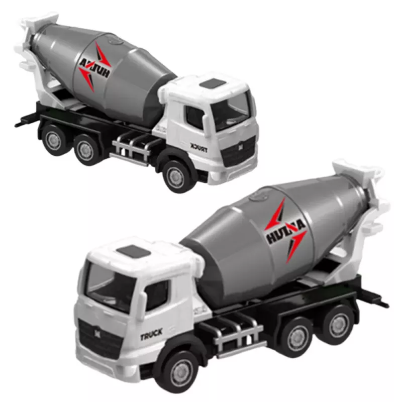 Huina 22734 Betonmischer Metall Sammlerstück Weiß 1:80