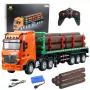 Fernbedienbarer Holztransporter-LKW RC Huina 1:18