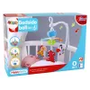 LEAN TOYS Batteriebetriebenes Babybett-Karussell mit Universal-Clip-Haltern Blau
