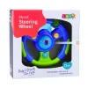 LEAN TOYS Interaktives Lenkrad für Kleinkinder mit Licht und Sound Grün-Blau