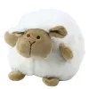 LEAN TOYS Plüschschaf Schlaf-Kuscheltier mit Licht und Sound, Weiß