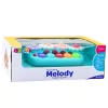 LEAN TOYS Interaktives Klavier für Kinder Gears Blau