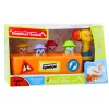 LEAN TOYS Interaktives Spielzeug Bunter Hammer Hamster Straßenbau