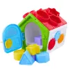 LEAN TOYS Interaktives Lern-Sortierhaus für Kleinkinder Grün