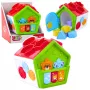 LEAN TOYS Interaktives Lern-Sortierhaus für Kleinkinder Grün