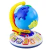 LEAN TOYS Interaktiver pädagogischer Musikglobus für Kleinkinder Kontinente Tiere
