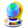 LEAN TOYS Interaktiver pädagogischer Musikglobus für Kleinkinder Kontinente Tiere