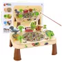 LEAN TOYS Elektrischer Dinosaurier-Fangtisch mit rotierenden Geräuschen