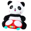 LEAN TOYS Plüschpanda mit Trommeln Maskottchen Kuscheltier Lichter Geräusche